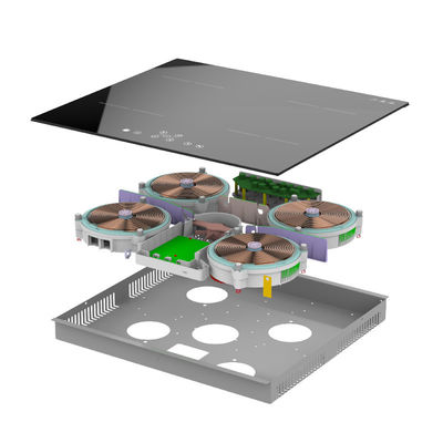 Timer 7000W Total Power Electric Induction Hobs With Residual Heat Indicator