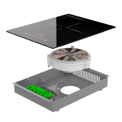 Electric Single 2000w Induction Cooker Hob Advanced  Crystal Glass Material