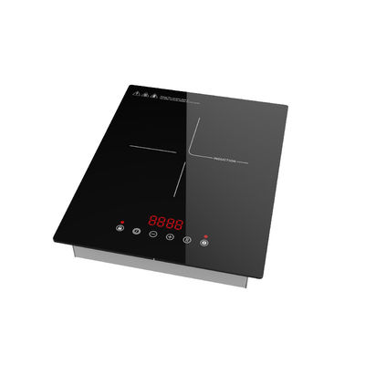 Electric Single 2000w Induction Cooker Hob Advanced  Crystal Glass Material