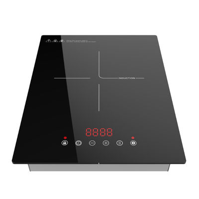 Electric Single 2000w Induction Cooker Hob Advanced  Crystal Glass Material