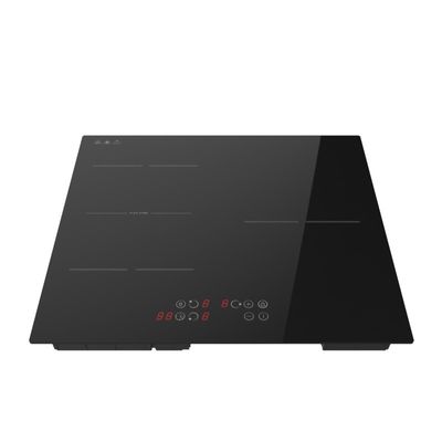Multifunctional Built In Induction Hob 5500W Touch Screen Knob Control