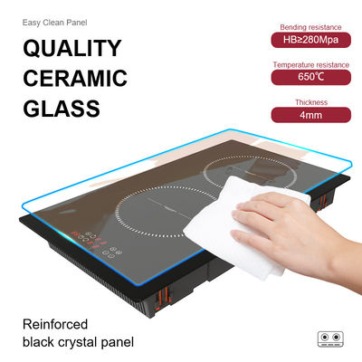 Built In Electric Induction Hobs Touch Control  2800W With 2 Zone