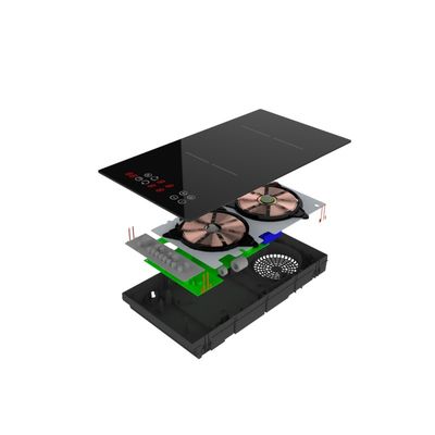 Bridge Zone Double Induction Hob 5500W  Touch Control Hidden