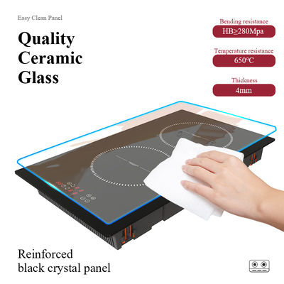 Bridge Zone Double Induction Hob 5500W  Touch Control Hidden