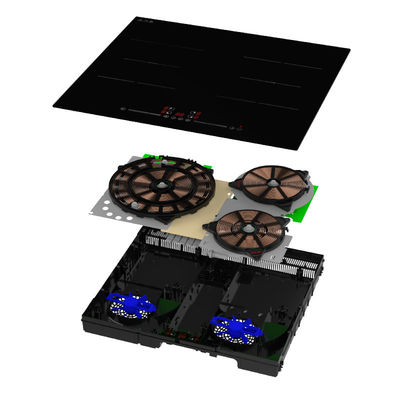 Touch Screen Built In Induction Hob Stove Boost Function Child Lock