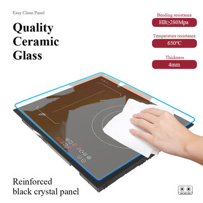 Domino Type Built In Induction Hob Safety Cut Out Touch Screen