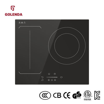Sleek Built In Electric Stove , 3 Zone Induction Cooktop For Hot Pot