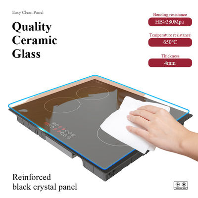 Recyclable 3 Burner Built In Induction Hob Cooktop  Domino Type