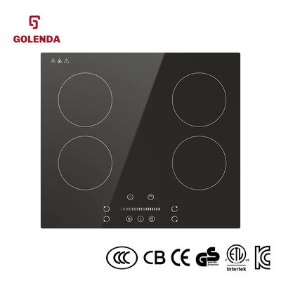 CB Certified Built In Electric Cooktop , Touch Induction Cooktop With Knob Controls