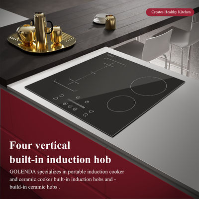 Touch Control Built In Induction Stove 3 Burner 6100W CB Certified