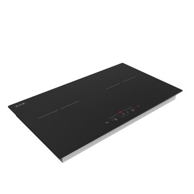 High Power Double Burner Induction Cooktop , 9 Keys Virtual Flame Induction Hob