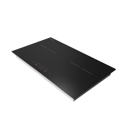 High Power Double Burner Induction Cooktop , 9 Keys Virtual Flame Induction Hob