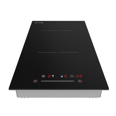 CB Certified  2 Induction Hob , Built In Induction Cooktop Energy Savings 2800w