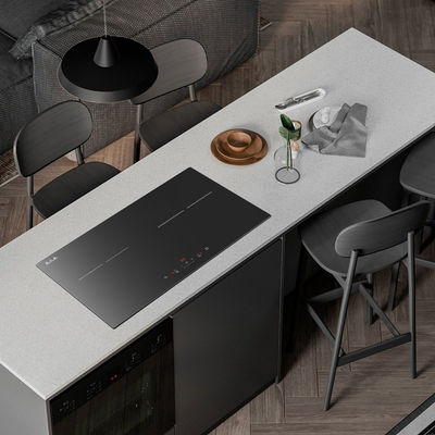 Pre Set 2 Burner Induction Cooktop 220v , Cooking Hidden Induction Cooktop