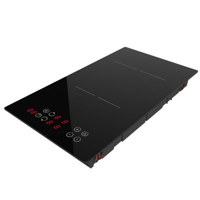 Smart Double Induction Hob Cooktop 24 Inch 3000W Voice Control Integration