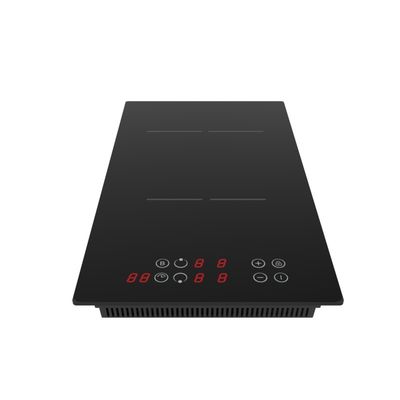 Smart Double Induction Hob Cooktop 24 Inch 3000W Voice Control Integration