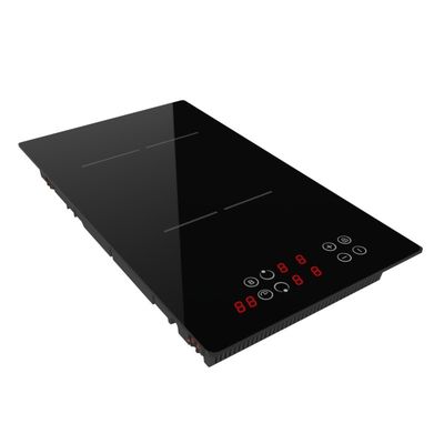 Smart Double Induction Hob Cooktop 24 Inch 3000W Voice Control Integration