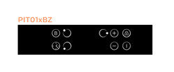 Elegant Energy Efficient Induction Cooktop , 3 Zone Touch Control Induction Cooker