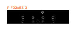 Vertical 3 Burner Electric Induction Hobs 6100W Built In Plastic  Housing Material