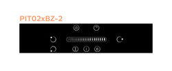 Sliding Control High Power Induction Hob 220V 3 Ring Microlite Panel