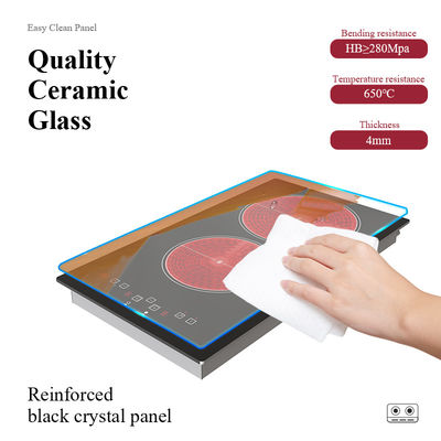 Embedded Electric Dual Built In Ceramic Hob Stove Infrared Induction Cooker