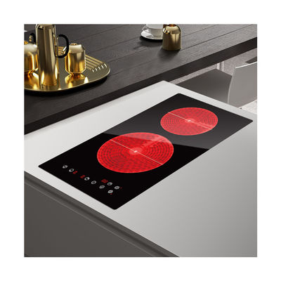Mini Ceramic Double Infrared Cooker  Hob Waterproof Time Setting
