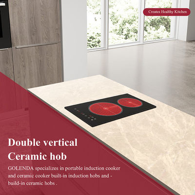 Mini Ceramic Double Infrared Cooker  Hob Waterproof Time Setting