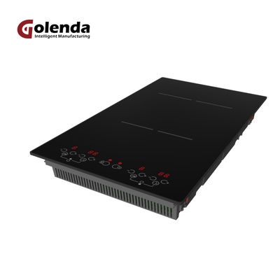 Slim Infrared Induction Cooker 2 Burner 3000W  Fast Heating Time Setting