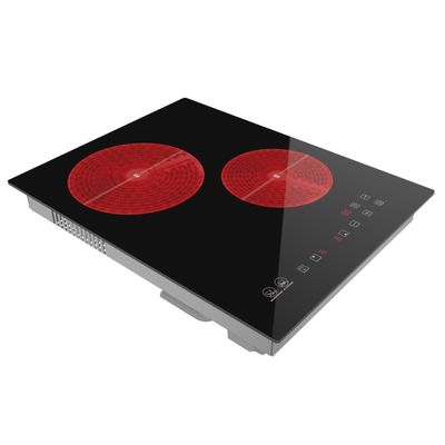 2 Plate Ceramic Infrared Induction Cooker Hob 230V Touch Sensor