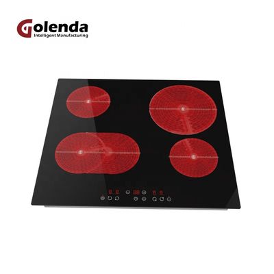 Energy Efficient Infrared Induction Cooker Hob 6600W Heated With Auto Shut Off