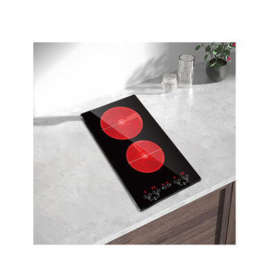 Hidden Mini Infrared Induction Cooker 2 Burner Super Slim Embedded