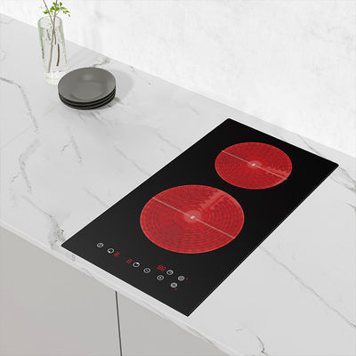 Glass Ceramic Touch Hob , Infrared Invisible Induction Stove Top With Timer