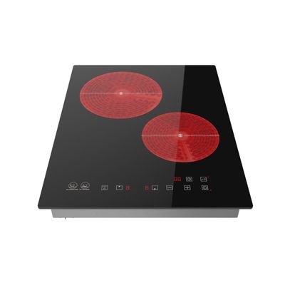 Soup Stewing Touch Screen Ceramic Hob ,2 Plate Induction Cooker 3000W
