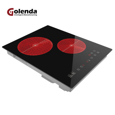 Ceramic Plate Infrared Induction Cooker Double Burner  Touch Screen