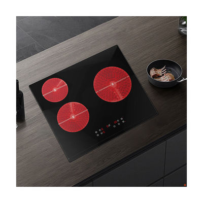 High Thermal  Touch Control Ceramic Hob Cooktop Reinforced 3 Element