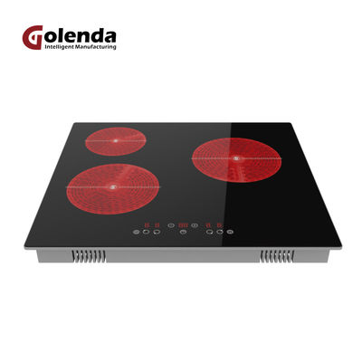 High Thermal  Touch Control Ceramic Hob Cooktop Reinforced 3 Element