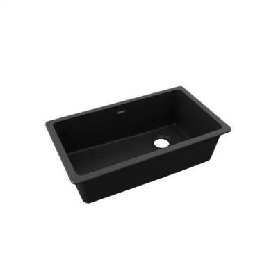 Top Mount Sink On Quartz Composite Sink ISO Certified Single Bowl