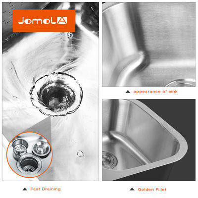 CUPC Certified  304 Stainless Steel Kitchen Sink Double Bowls Undermount