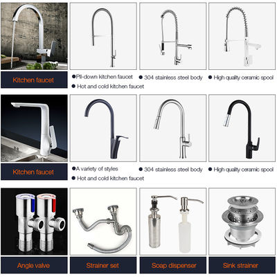 Mini Sus 304 Stainless Steel Sink Countertop Single Bowl  With Drainer