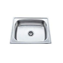Mini Sus 304 Stainless Steel Sink Countertop Single Bowl  With Drainer
