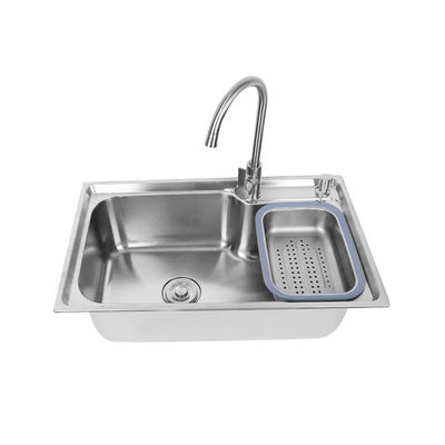 Small Single Granite Quartz Composite Sink Table Top With Strainer