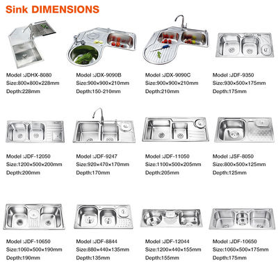 Portable Three Bowl Stainless Steel Sink 30 Inch Above Counter For Kitchen