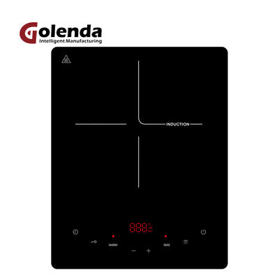 Glass Surface Tabletop Induction Stove , Portable Cook Top Stove With Timer