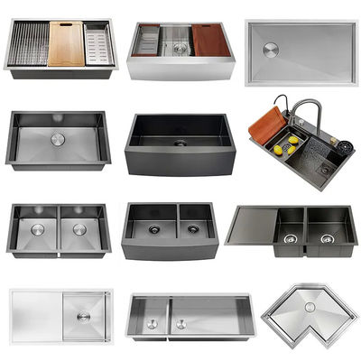 Undermount Stainless Steel Wash Sink , Series 304 Kitchen Sink With  Faucet