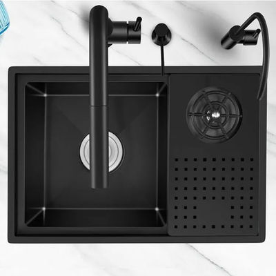 Undermount Stainless Steel Wash Sink , Series 304 Kitchen Sink With  Faucet