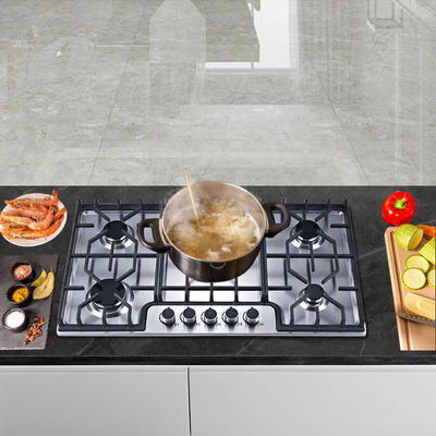 Outdoor Stainless Steel Built In Gas Stove 5 Burner