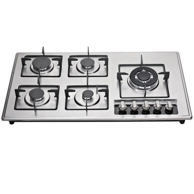 House 5 Burner Built In Gas Hob Contemporary Flameout Protection