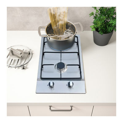 High Efficiency SS 2 Burner Built In Hob Cooking Appliances Attractive 2 Burner Gas Stove