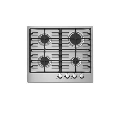 Electronic Ignition 4 Burner Gas Hob Stove Stainless Steel