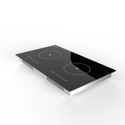 Plastic Black Built In Induction Hob With LED Display Touch Control And Heating